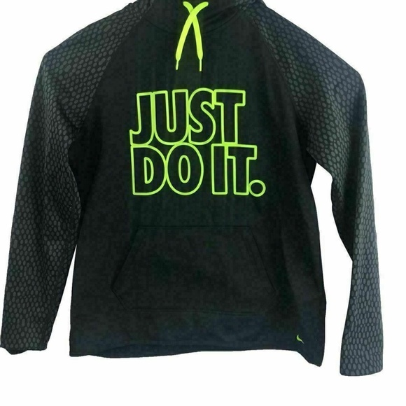 nike just do it hoodie yellow